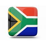 South Africa Icon Square Flag Glossy Wense