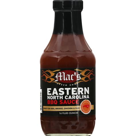 Ketchup, yellow mustard, dark brown sugar, hot sauce, apple cider vinegar and 4 more. Macs Speed Shop Bbq Sauce, Eastern North Carolina (16 oz ...