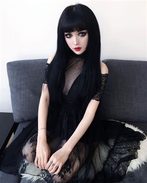 27k Lượt Thích 148 Bình Luận Kina Shen Kinashen Trên Instagram “静” Goth Beauty Hot
