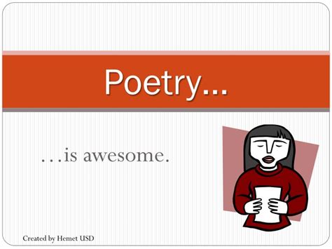 Ppt Poetry Powerpoint Presentation Free Download Id8827559