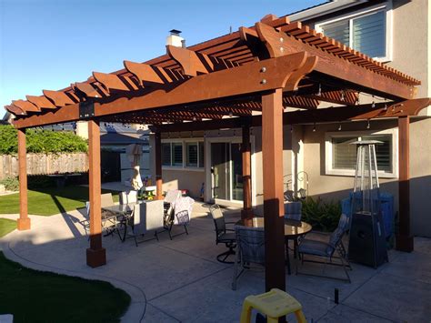 Custom Pergolas And Patio Covers Cut Once Custom Fencing