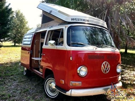 72 Vw Volkswagen Bus Camper Van Kombi Campmobile Pop Top Rv Westy Popup