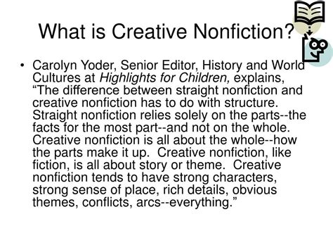Ppt Creative Nonfiction By Greg Harris June 4 2009 Powerpoint