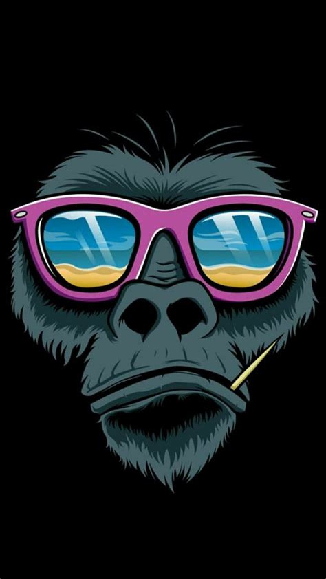 Pin By Hendie Purwiliarto On Phone Backgrounds Hipster 01 Monkey