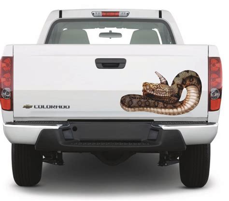 Snake Tailgate Decal Truck Vinyl Graphics Rattlesnake Truck Sticker