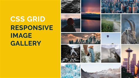 Responsive Image Gallery With CSS Grid CSS Image Grid Gallery HTML CSS Image Grid Gallery
