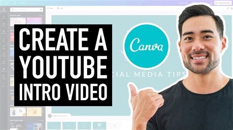How To Make An Intro For Youtube Videos Free In Canva How To Create A Youtube Intro Youtube