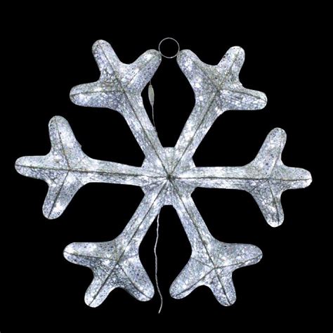 Well you're in luck, because here they come. Home Accents Holiday 36 in. White Tinsel Snowflake with ...
