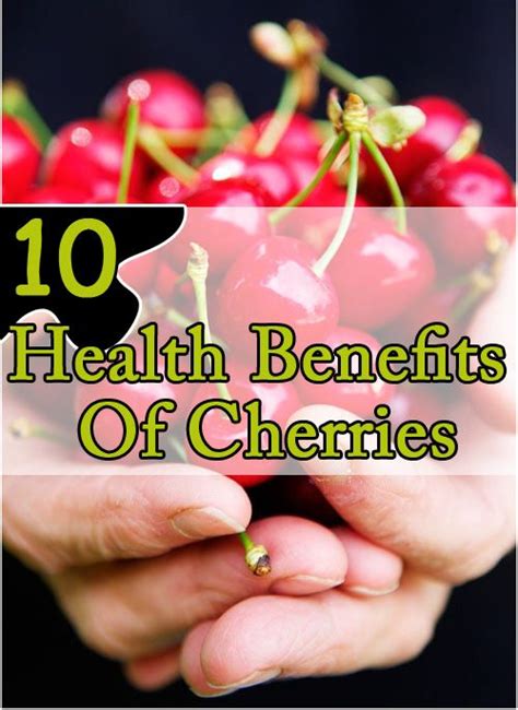 Ingredients Health Benefits Of Cherries Health Health And Nutrition