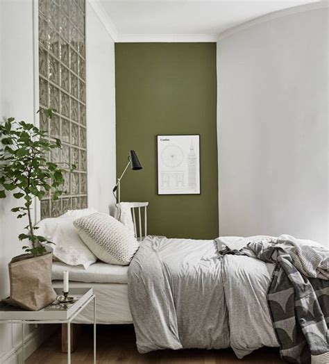 5 New Green Wall Paint Color Trends Olive Green Bedrooms Bedroom