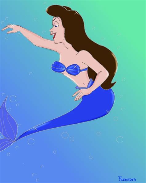 Disney Princess Images Vanessa As Mermaid Hd Wallpaper And Background Mermaid Wallpaper