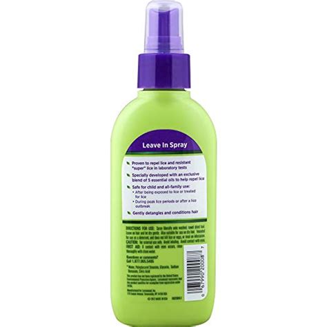 Lice Shield Leave In Spray 5 Fl Oz Bottle Lice Repellent Conditioning
