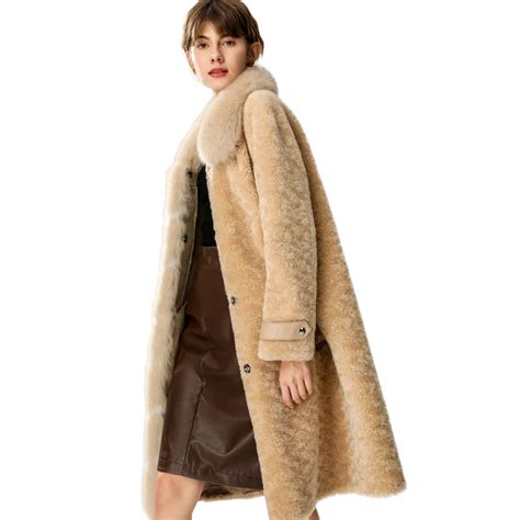 Real Fur Coat Autumn Winter Jacket Women Clothes 2019 Korean Vintage