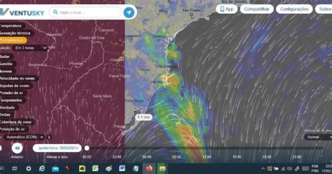 Blog Metsul Meteorologia Ventusky Previsão De Tempo No Mapa