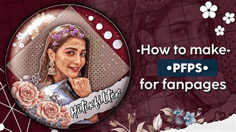 How To Make Pfpsprofile Picture For Fanpages 💜 Picsart Editing