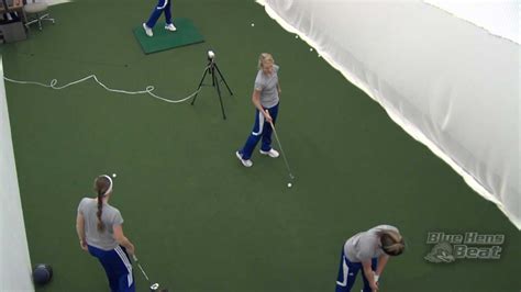 Blue Hens Golf Indoor Practice Facility Youtube