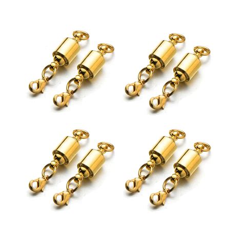 Screw Locking Magnetic Jewelry Clasps For Necklaces Bracelets Zpsolution