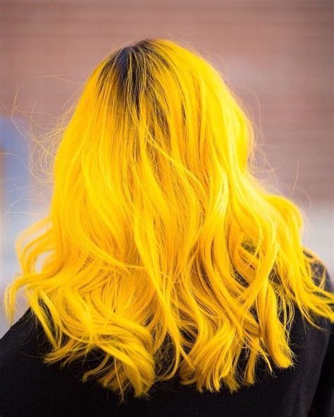 Yellow Yellow Hair Color Bright Hair Colors Cool Hair Color