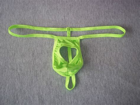 Mens Sexy Thong Underwear Front Open String Thong Waist Etsy