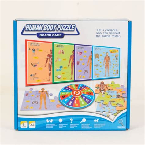 Help Your Child Learn More About The Human Body Puzzle Board Games