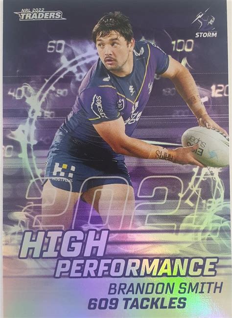 High Performance Hp21 Brandon Smith Melbourne Storm 2022 Trade