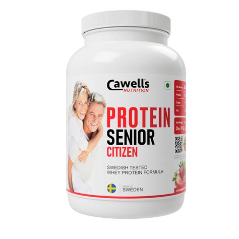 Low Fat Protein For Senior Citizen Senior Citizens Strawberry Protein