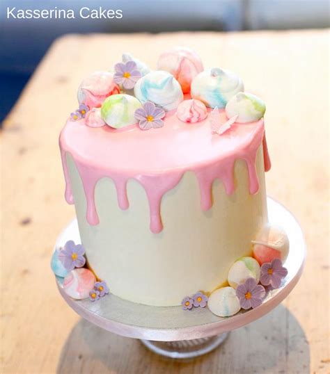 Pastel Colour Pour Birthday Cake Decorated Cake By Cakesdecor