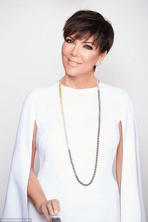 Kris Jenner Dons A Pearl Necklace As She Launches A Jewelry Line