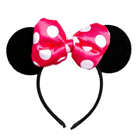 Manufacturer Price A Wise Choice 12 Pc Minnie Mouse Ears Headbands Black Pink Polka Dot Bow