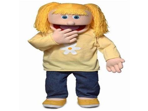 25 Katie Peach Girl Full Body Ventriloquist Style Puppet By Silly