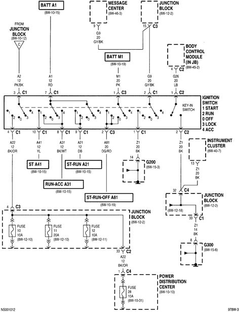Need Wiring Diagram For 1997 Dodge Caravan Ignition Switch