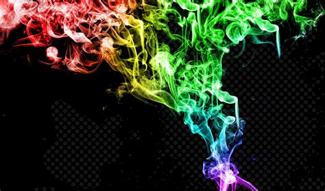 Colorful Digital Art Smoke Shapes Abstract Wallpapers Hd Desktop