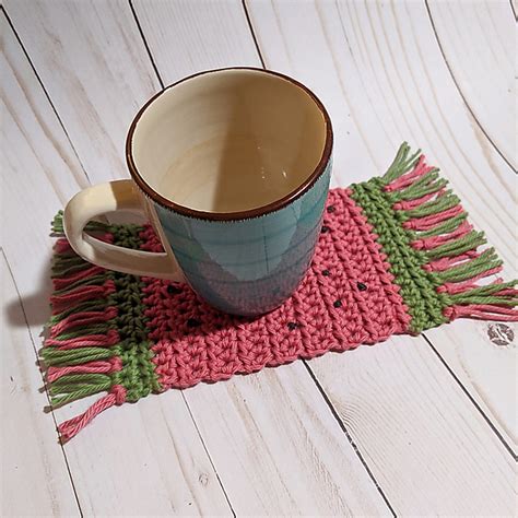 Free Crochet Mug Rug Patterns All Stylish Functional Too
