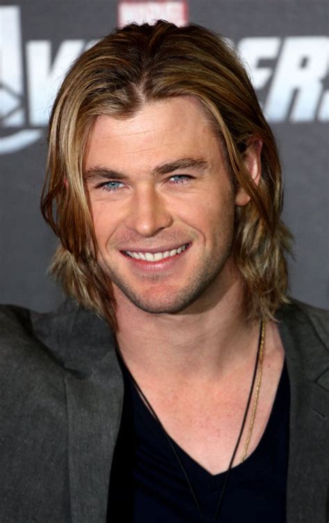 Chris Hemsworth Male Celebrities Who Have Long Hair Popsugar Beauty
