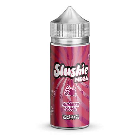 Summer Slush Eliquid 50ml 0mg Short Fill By Slushie E Liquids Uk