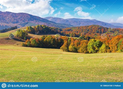 Beautiful Autumn Mountain Landscape Stock Photo Image Of Haze Hill