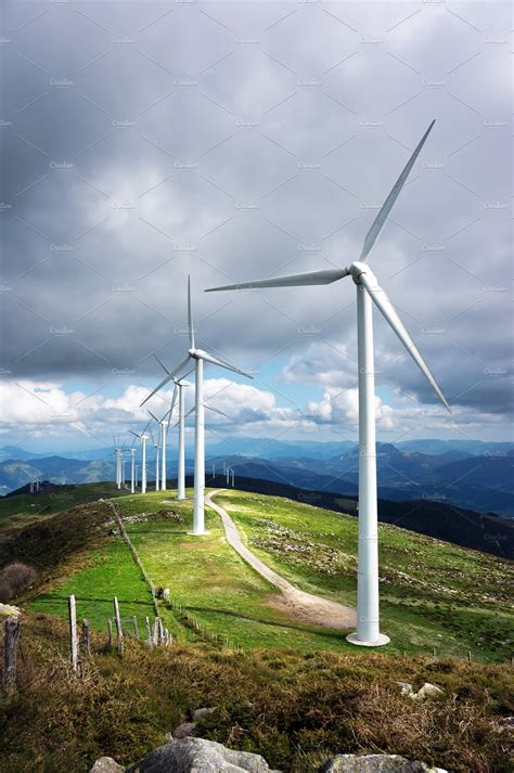 wind turbines ~ Technology Photos ~ Creative Market