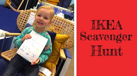 Ikea Scavenger Hunt Numbers Shapes Colors Raising A To Z Youtube