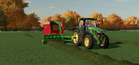 John Deere 3955 Trailed Forager V10 Ls22 Farming Simulator 22 Mod
