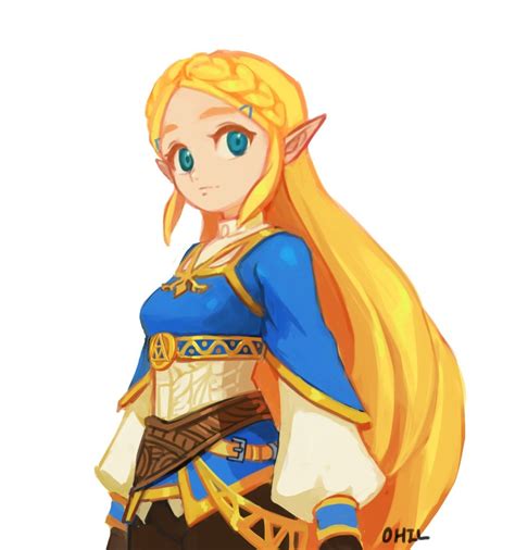 Princess Zelda The Legend Of Zelda And More Drawn By Ohil Ohil