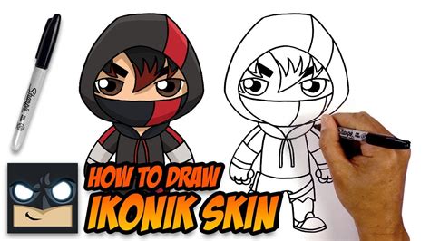 How To Draw Fortnite Ikonik Skin Step By Step Tutorial Çocuk