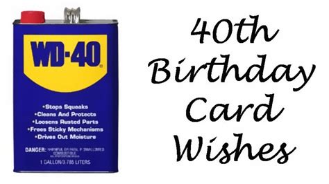 Words to make others smile, to encourage, and to extend warm wishes for their special day. 40th Birthday Wishes, Messages, and Poems to Write in a ...