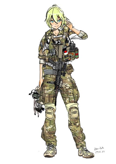 Épinglé Sur Soldier Anime Girls