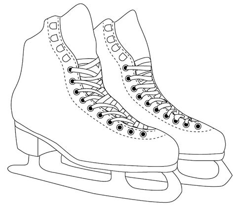 Skates coloring pages to download and print for free
