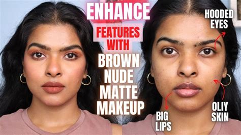 BROWN NUDE MATTE Makeup Tutorial Products Under Rs 500 Enhance Your
