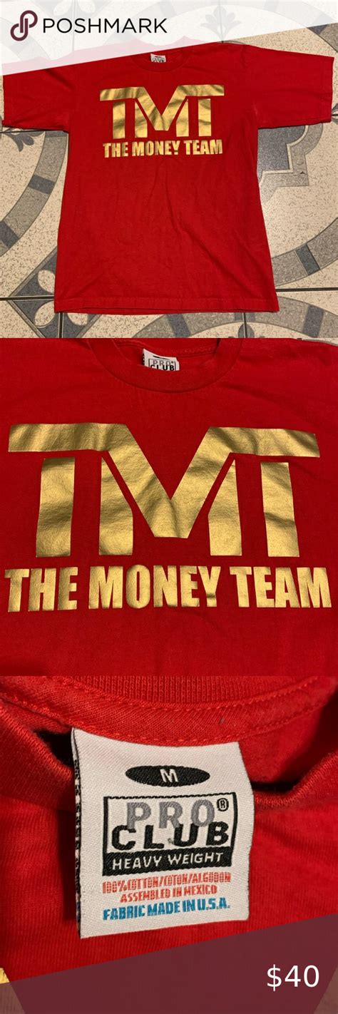 Nwot Tmt Floyd Mayweathers The Money Team Tee M Tee Shirts Team