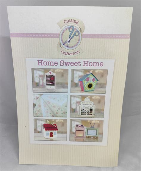 Cutting Craftorium Usb And Cd Home Sweet Home Brother Scan N Cut Ebay