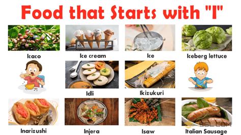 List Of Foods From A To Z With Delicious Pictures • 7esl