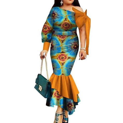 Dashiki African Clothing For Women Party Long Dress Natural X11424 African Clothing African