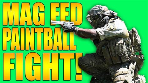 Mag Fed Paintball Fight At D Day 2018 Youtube